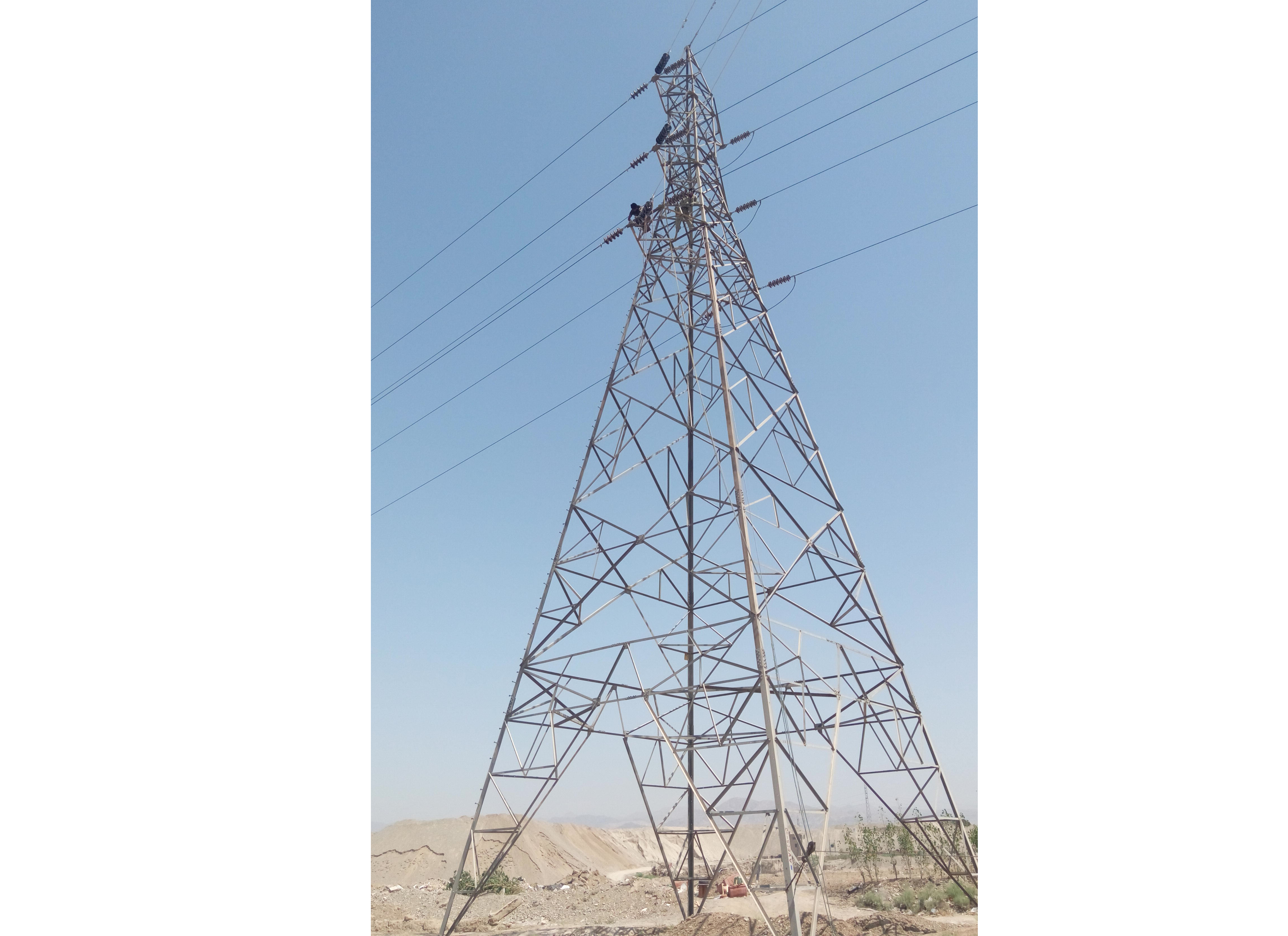 تکمیل اتصالات خط 63 کیلوولت مهرگان
